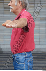 Upper Body Man White Casual Average Street photo references